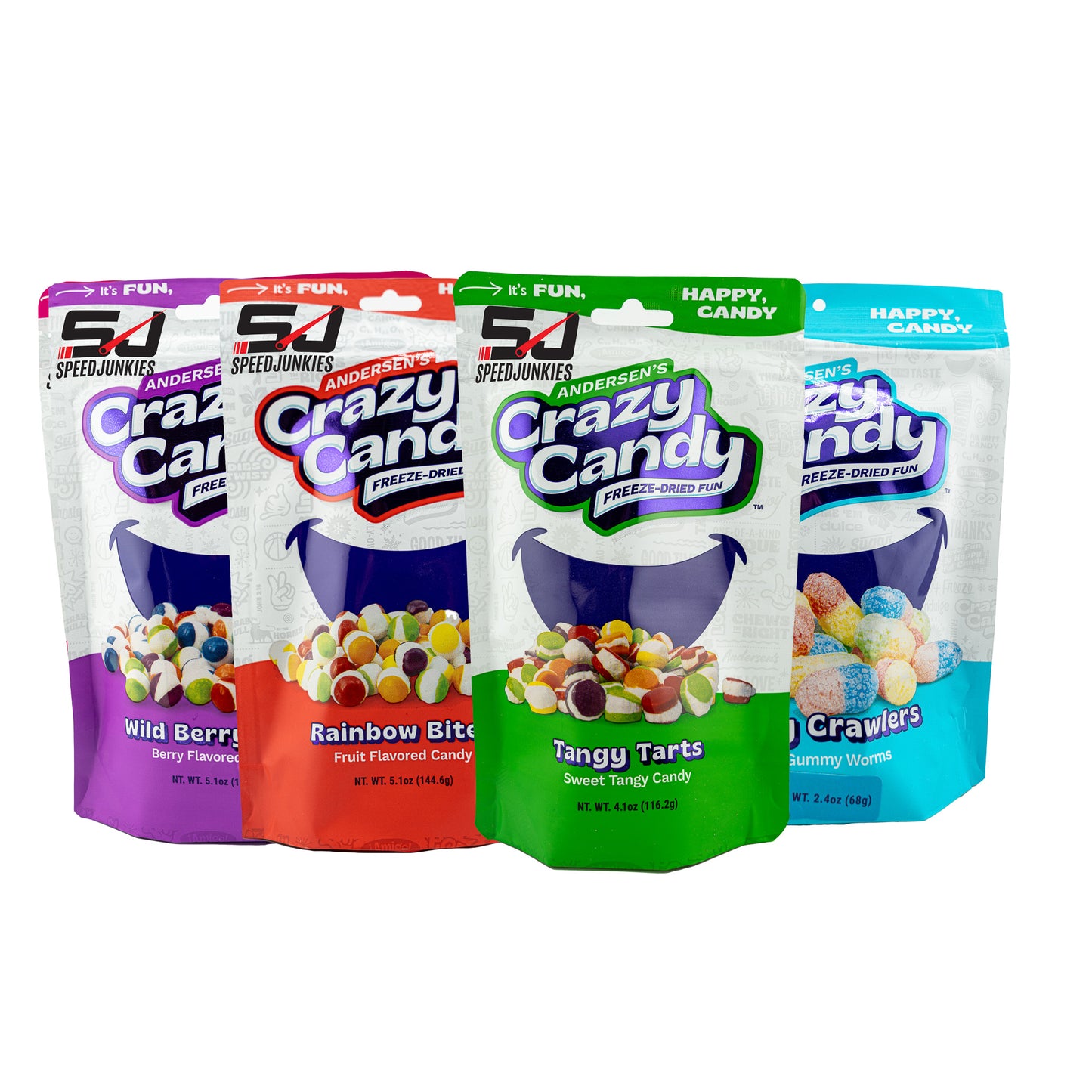 SJ Crazy Candy - Tangy Sours Pack (4)