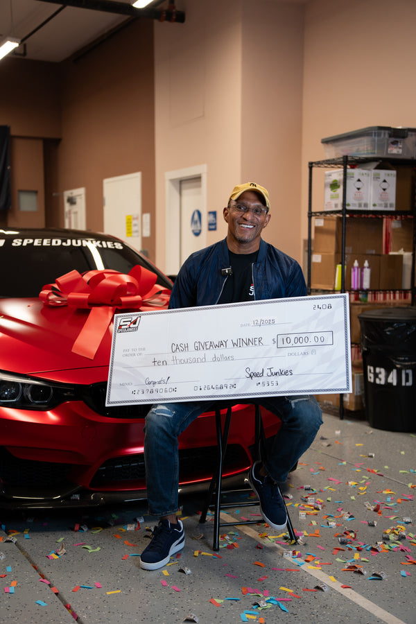 Rene M. of Florida with the M4 Competition won in a Speed Junkies HQ giveaway, drawn November 5, 2025.