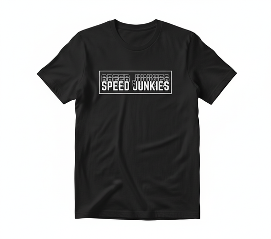 Speed Junkies Fade Logo Tee