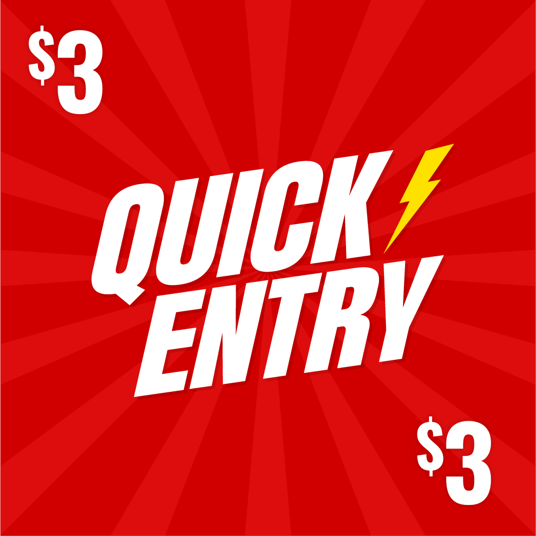 $3 QUICK ENTRY ⚡︎⚡︎ SPEEDJUNKIES