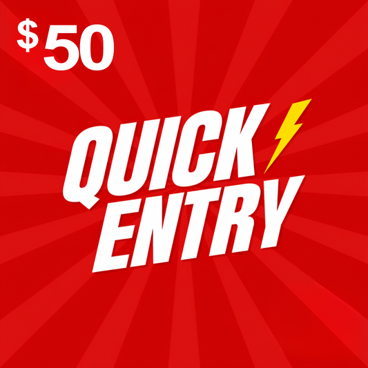 $50 QUICK ENTRY ⚡︎⚡︎ SPEEDJUNKIES