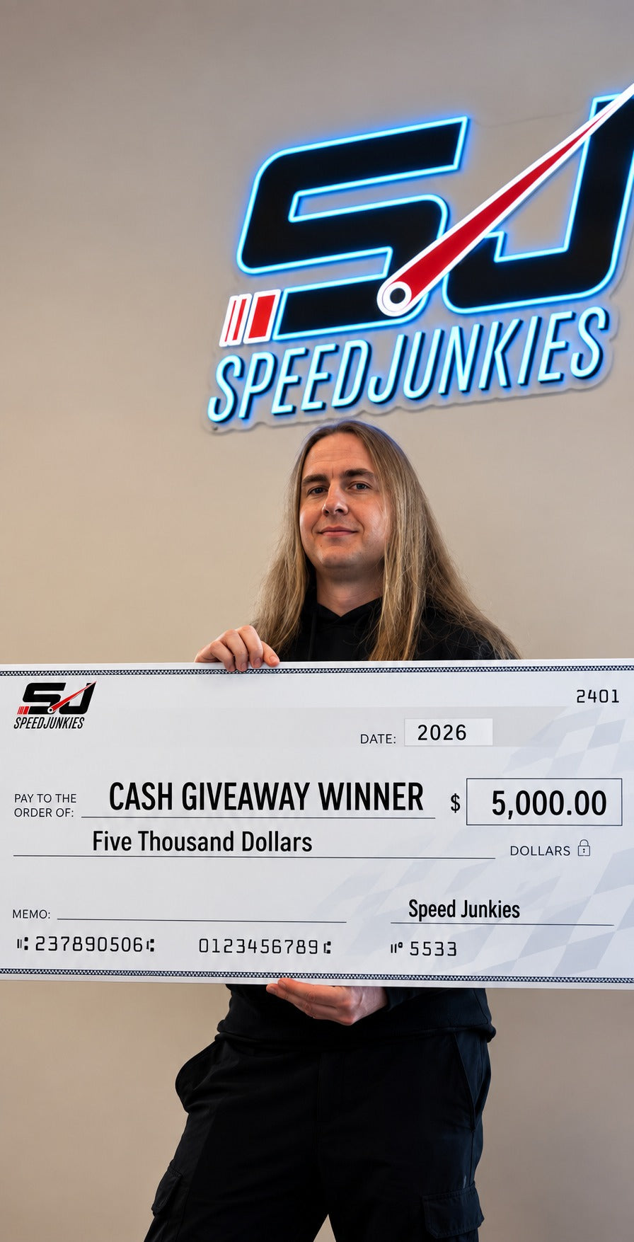 Scott F. with the Supercharged C6 Z06 + $5,000 Cash won in a Speed Junkies giveaway