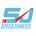 Speed Junkies Logo - Bright Sky Blue
